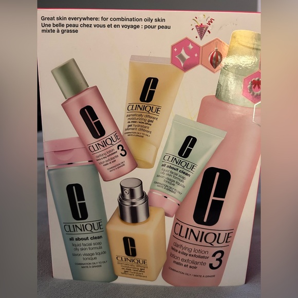 Clinique Other - 6 pc. Clinique Great Skin Everywhere Skincare Set: Oily Skin Types